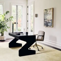 Wilde Polished Brass Task Table Lamp 9 Wilde Polished Brass Task Table Lamp -Nesto Store CB2SP23 02B Hero 3