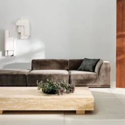 Brazilian White Concrete Wall Decor Panels Set Of 2 -Nesto Store CB2SP23 PR 05A V1