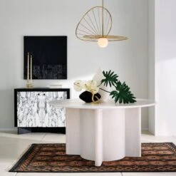 Pascala Morroccan Hand-Knotted Black Wool Area Rug 5'x8' 11 Pascala Morroccan Hand-Knotted Black Wool Area Rug 5'x8' -Nesto Store CB2SP23 PR 07A hero 5