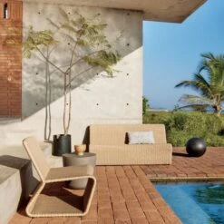 Helena Outdoor Lounge Chair -Nesto Store CB2SU22 07A hero