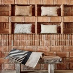 20''x12'' Bronte Recycled Velvet Black And White Outdoor Throw Pillow -Nesto Store CB2SU22 22C hero