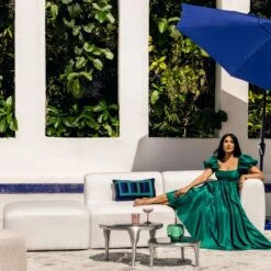 Coco Round Forest Green Glass Hurricane Candle Holder Small 18 Coco Round Forest Green Glass Hurricane Candle Holder Small -Nesto Store CB2SU22 EDT AZ 18