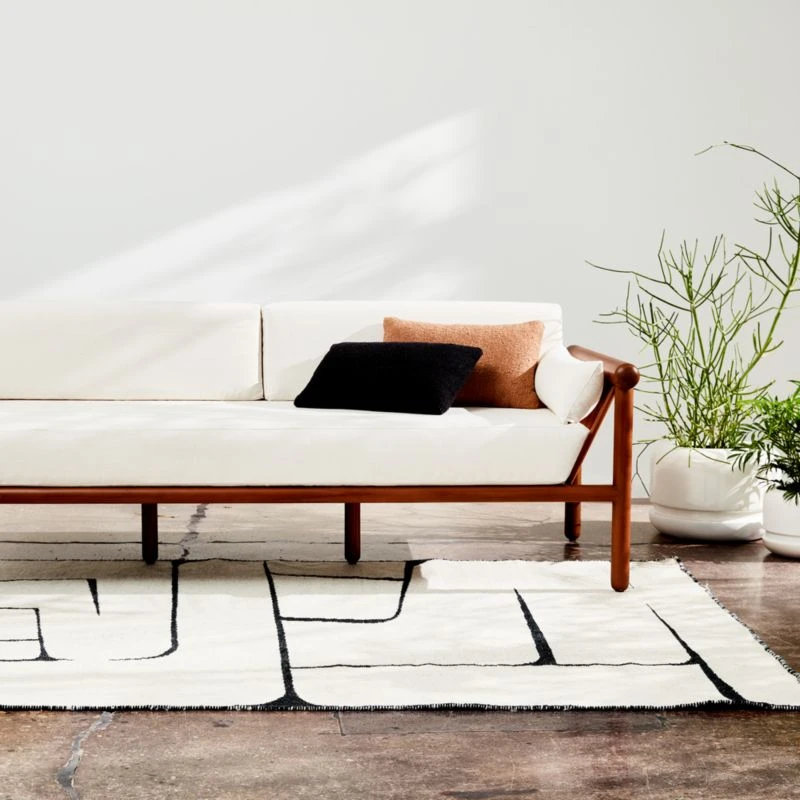 Silves Camel Brown Boucle Outdoor Throw Pillow 20x12 6 Silves Camel Brown Boucle Outdoor Throw Pillow 20x12 - Image 4