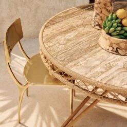 Oro Gold Outdoor Dining Chair -Nesto Store CB2SU23 RC 03B Det 014