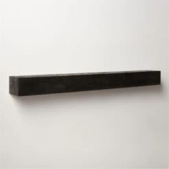 Caia Black Mantel Shelf 60" 12 Caia Black Mantel Shelf 60" -Nesto Store CaiaBlkMantelLedge60inAV2SHS21