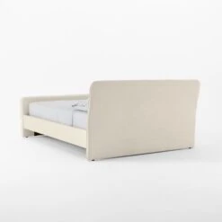 Camerano Cream Upholstered Queen Bed -Nesto Store CameranoEggshllUphtdQBed3QBSSS22