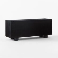 Cantar 4-Drawer Cerused Black Oak Dresser 16 Cantar 4-Drawer Cerused Black Oak Dresser -Nesto Store CantarCrsdOakLowDresser3QBSSS23