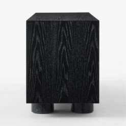 Cantar 4-Drawer Cerused Black Oak Dresser 15 Cantar 4-Drawer Cerused Black Oak Dresser -Nesto Store CantarCrsdOakLowDresserSDSSS23