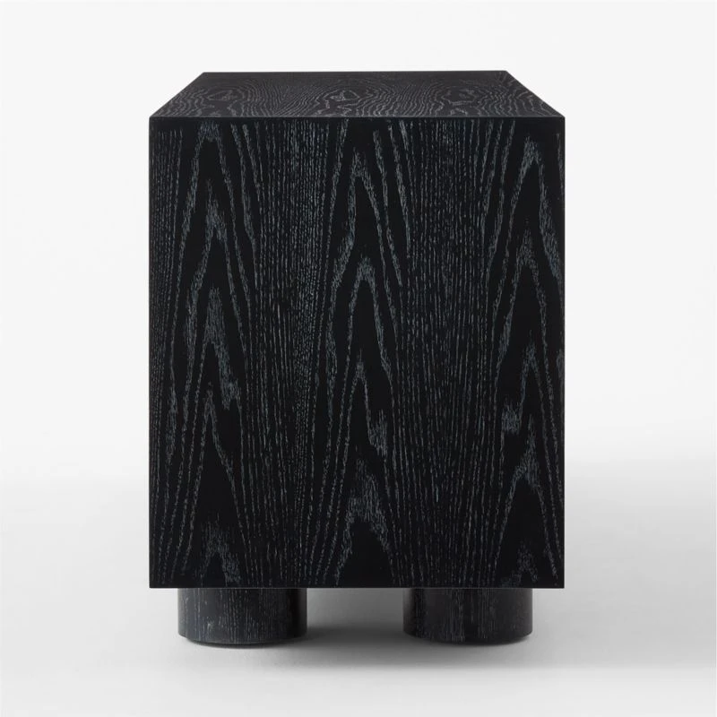 Cantar 4-Drawer Cerused Black Oak Dresser 8 Cantar 4-Drawer Cerused Black Oak Dresser - Image 6