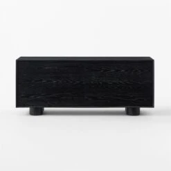 Cantar 4-Drawer Cerused Black Oak Dresser 12 Cantar 4-Drawer Cerused Black Oak Dresser -Nesto Store CantarCrsdOakLowDresserSOSSS23