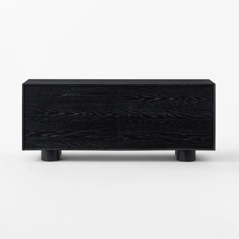 Cantar 4-Drawer Cerused Black Oak Dresser 5 Cantar 4-Drawer Cerused Black Oak Dresser - Image 3