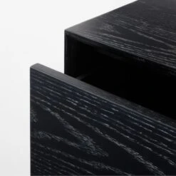 Cantar Cerused Black Oak Nightstand -Nesto Store CantarCrsdOakNightstandAVSSS23