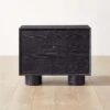Cantar Cerused Black Oak Nightstand -Nesto Store CantarCrsdOakNightstandSHS23