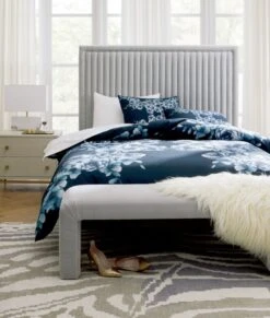 2-Drawer Ivory Shagreen Nightstand -Nesto Store CapuletFloralBeddingFB20