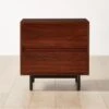 Cardiff 2-Drawer Wood Nightstand 1 Cardiff 2-Drawer Wood Nightstand -Nesto Store CardiffNightstandSHS23