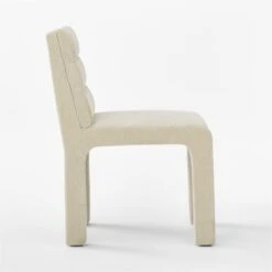 Castell Cream Channel Tufted Dining Chair 13 Castell Cream Channel Tufted Dining Chair -Nesto Store CastellTftdDiningChrSsmSDSSF22