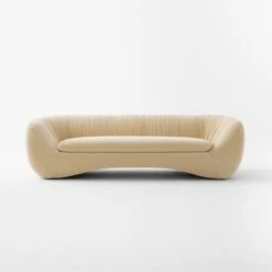 Cecil Cream Velvet Sofa -Nesto Store CecilBttrCreamVlvtSofaSOSSF22