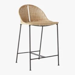 Cesta Rattan Counter Stool -Nesto Store Cesta24inCounterStool3QS20