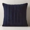 23" Channel Navy Faux Fur Throw Pillow 2 23" Channel Navy Faux Fur Throw Pillow -Nesto Store ChannelFxFrSltPllw23X23inSHF22