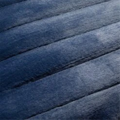 Channel Navy Faux Fur Throw Blanket 11 Channel Navy Faux Fur Throw Blanket -Nesto Store ChannelFxFurSaluteThrowAV2SSF22