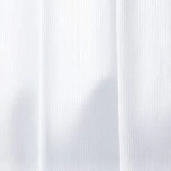 Charlotte Ribbed White Organic Shower Curtain 72" -Nesto Store CharlotteRdWtOgCtnShwCrtnAVSHF21