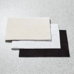 Chase Organic Cotton Warm White Bath Runner Rug 24''x60'' -Nesto Store ChaseOrgCttnBthMatCllctnFHF23