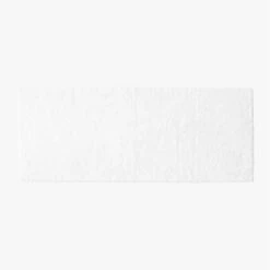 Chase Organic Cotton White Bath Runner Rug 24"x60"