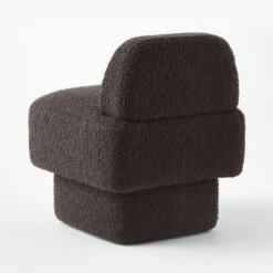 Chiara Brown Boucle Vanity Chair -Nesto Store ChiaraBclVanityChair3QBSSS23