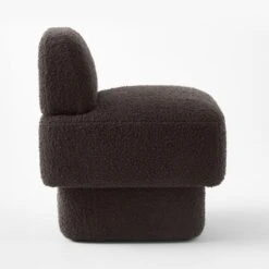 Chiara Brown Boucle Vanity Chair -Nesto Store ChiaraBclVanityChairSDSSS23