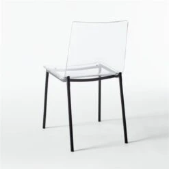 Chiaro Clear Chair Black Set Of 4 14 Chiaro Clear Chair Black Set Of 4 -Nesto Store ChiaroBlackChair3QBF20