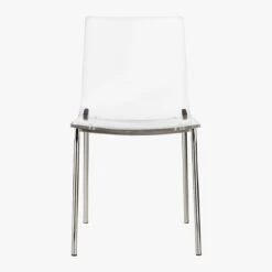 Chiaro Clear Chair Nickel -Nesto Store ChiaroChairNickelSOF19
