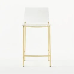 Chiaro Clear Counter Stool Gold -Nesto Store ChiaroClrCntrStl24inGoldSOSSS21