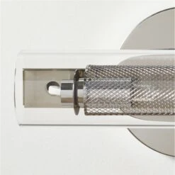 Cilindro Polished Stainless Steel Wall Sconce -Nesto Store CilindroPldSSSconceAVSHF22