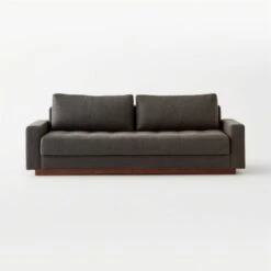 Claremont Dark Grey Sleeper Sofa Queen -Nesto Store ClaremontSlprSfKnyDkGySOSSS21
