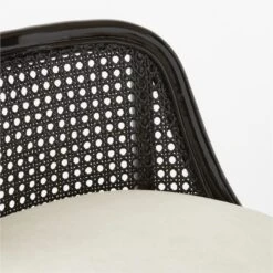 Coba Black Rattan Counter Stool -Nesto Store CobaCaneCounterStoolAVSSF22