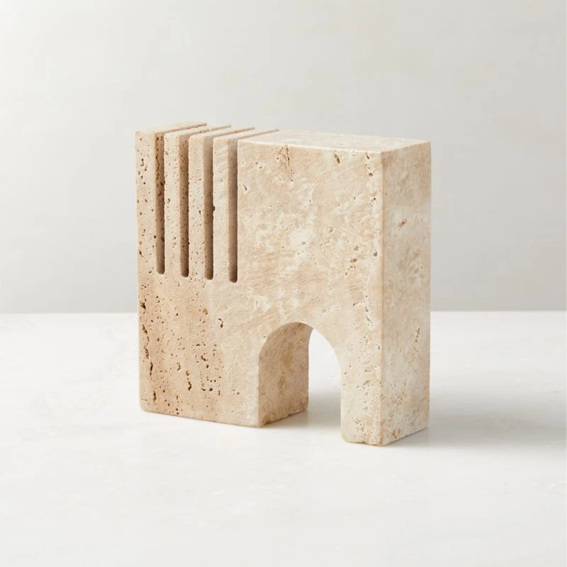Cojo Travertine Bookend 3 Cojo Travertine Bookend