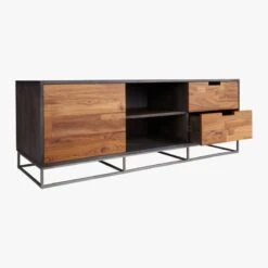 Congo Wood Media Console 56'' -Nesto Store CongoMediaCredenzaAV1S16