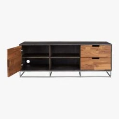 Congo Wood Media Console 56'' -Nesto Store CongoMediaCredenzaAV3S16