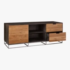 Congo Wood Media Console 65'' 13 Congo Wood Media Console 65'' -Nesto Store CongoMediaCredenzaLarge3QAVS17