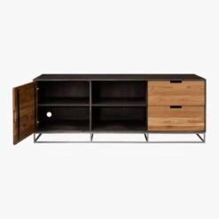 Congo Wood Media Console 65'' 12 Congo Wood Media Console 65'' -Nesto Store CongoMediaCredenzaLargeSOAVS17