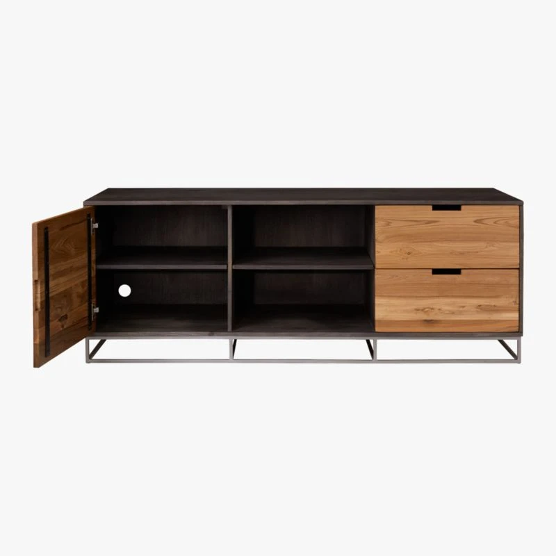 Congo Wood Media Console 65'' 6 Congo Wood Media Console 65'' - Image 4