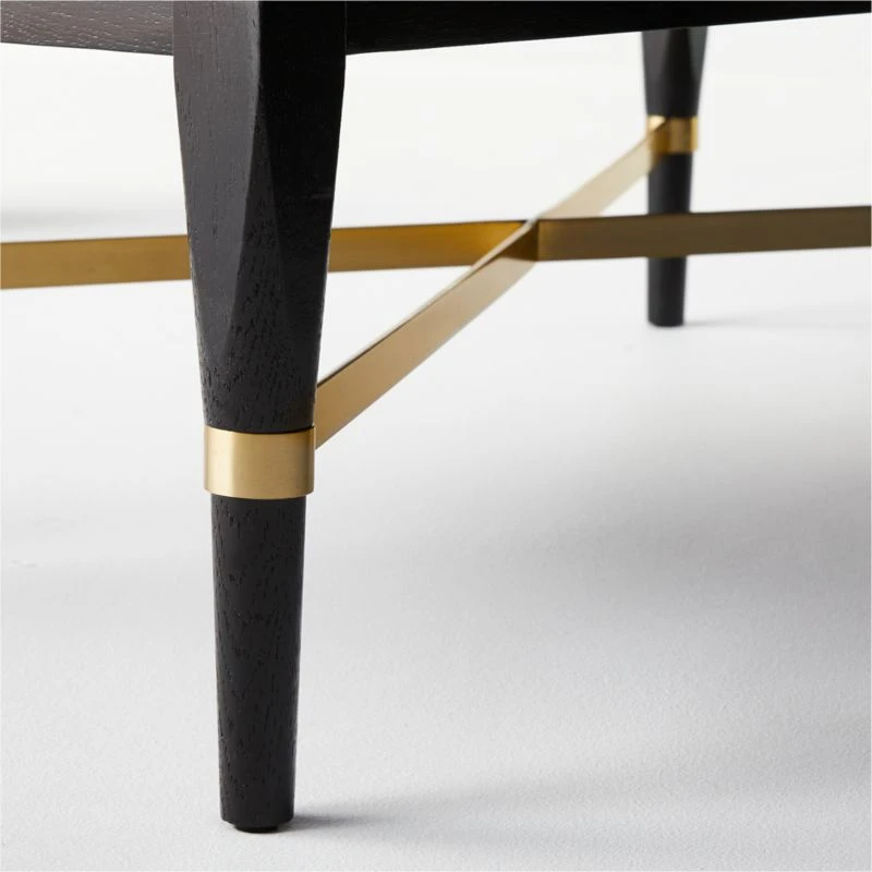 Connoisseur 5-Drawer Black Oak Wood Dresser Model 1003 10 Connoisseur 5-Drawer Black Oak Wood Dresser Model 1003 - Image 8