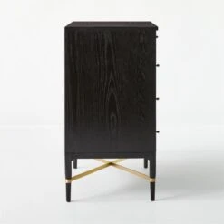 Connoisseur 5-Drawer Black Oak Wood Dresser Model 1003 15 Connoisseur 5-Drawer Black Oak Wood Dresser Model 1003 -Nesto Store ConnoisseurDresserSDSSS21