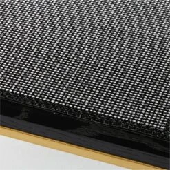 Connoisseur 2-Drawer Black Oak Wood Nightstand With Marble Top Model 8714 -Nesto Store ConnoisseurNightstandAVSSS21