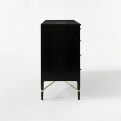 Connoisseur 8-Drawer Black Oak Wood Dresser Model 1006 16 Connoisseur 8-Drawer Black Oak Wood Dresser Model 1006 -Nesto Store ConnoisseurWideDresserSDSSS21