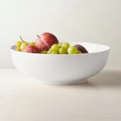 Contact White Serving Bowl -Nesto Store ContactServingBowlROS22