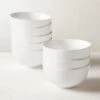 Contact White Soup Bowl Set Of 8 -Nesto Store ContactWhtBowlS8SHS22