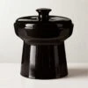 Contempri Black Cookie Jar -Nesto Store ContempriBlkCnstrCookieJrSHS22