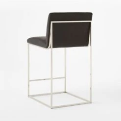 Coop Black Leather Counter Stool Set Of 2 12 Coop Black Leather Counter Stool Set Of 2 -Nesto Store CoopBkLthrCounterStool3QBSSF22