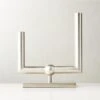 Coraline Silver-Plated Double Taper Candle Holder -Nesto Store CoralineTaperHolderSHF22